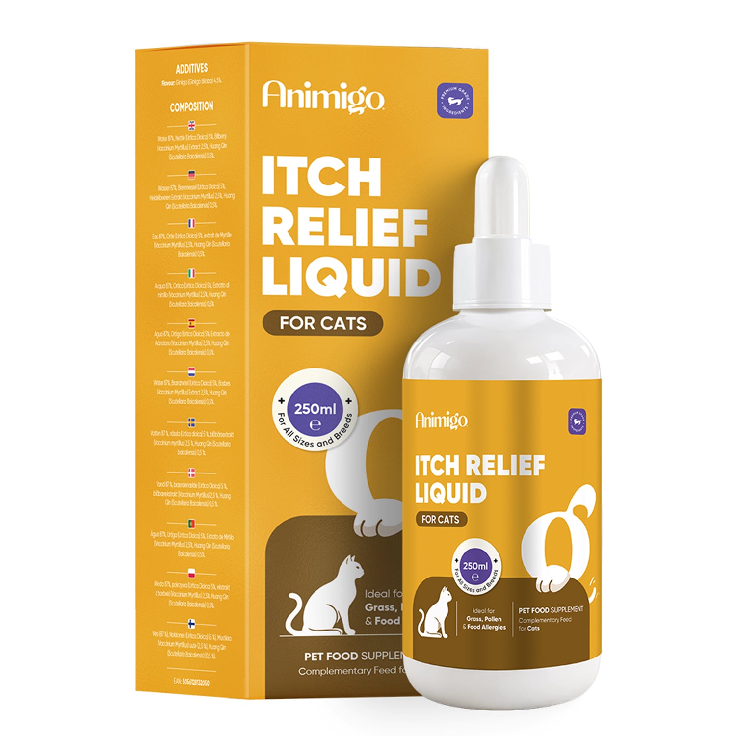 Klelindring til Katte 250 ml Flydende Tilskud