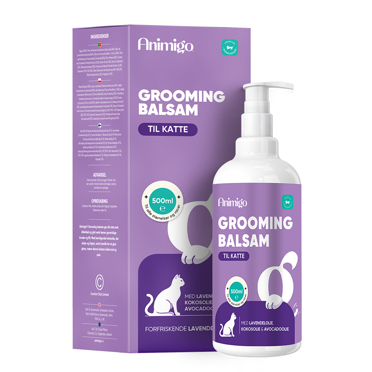 Plejebalsam til Katte 500ml